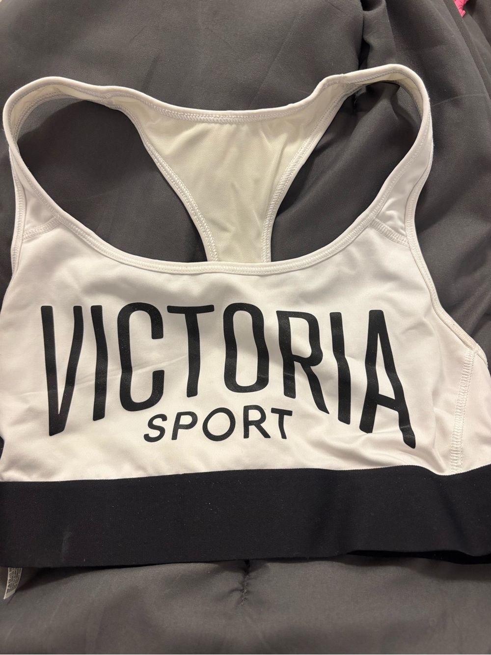 White & Black Victoria Secret’s Sports Bra